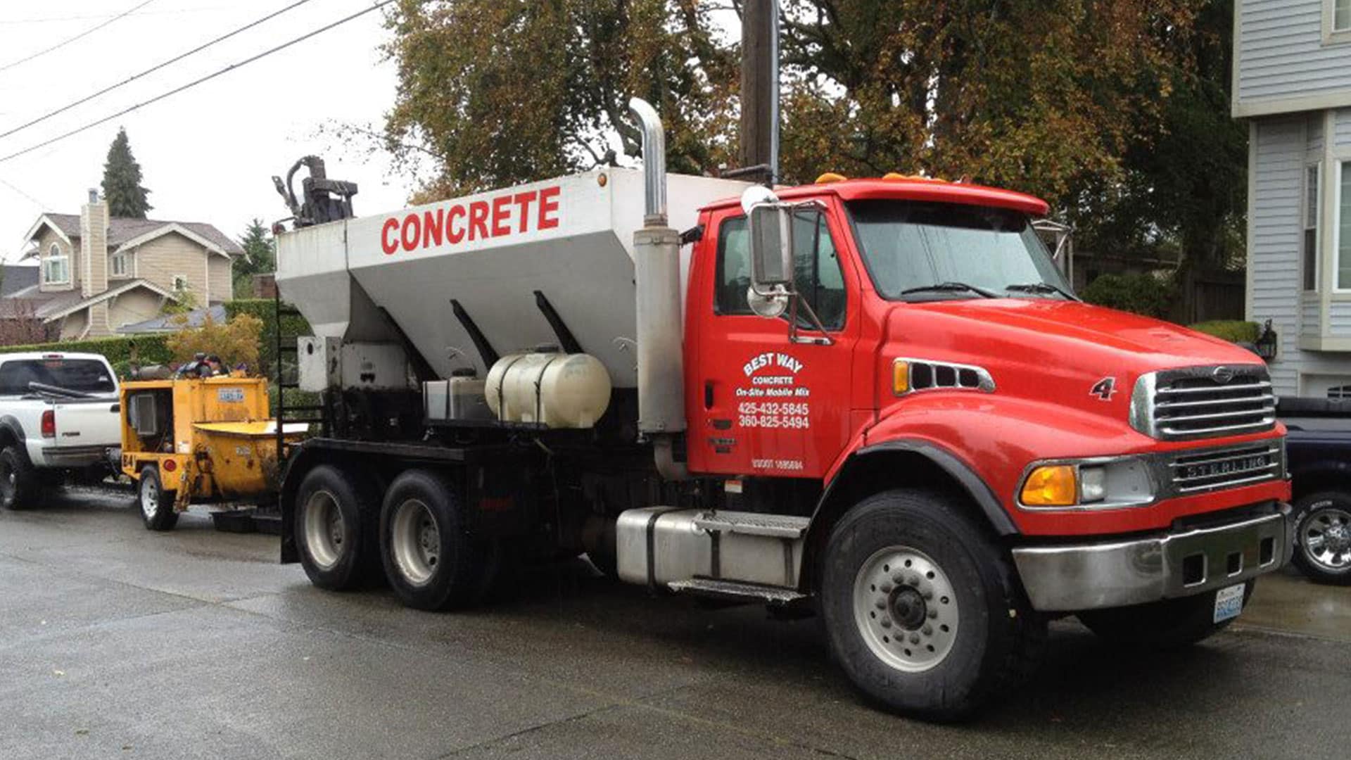 Best Way Concrete Truck Banner Image