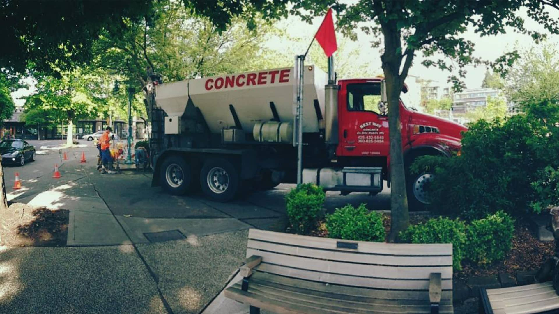 Best Way Concrete Concrete Truck Banner Image